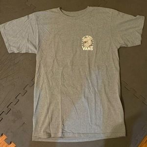Vans grey dog tshirt